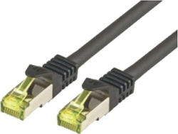 MCAB 3712 U/UTP Cat.7 Network Cable Ethernet 0.25m Black
