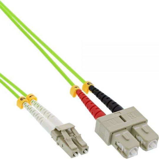 InLine Fiber Optic Cable LC-SC 20m Multicolour 1pcs