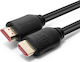 Microconnect HDMI 2.1 Ultra High Speed 48Gbps 4K 120Hz HDR VRR Cable HDMI male - HDMI male 1m Μαύρο