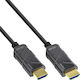InLine HDMI 2.1 Ultra High Speed 48Gbps 4K 120Hz HDR VRR Cable HDMI male - HDMI male 30m Μαύρο