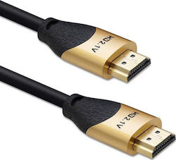 Qoltec 50356 HDMI 2.1 HDMI male - HDMI male 3m Μαύρο