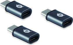 Conceptronic DONN05G USB-C / micro USB Masculin în USB-C / micro USB Feminin Conceptronic DONN05G USB-C / micro USB Masculin în USB-C / micro USB Feminin