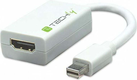 Techly Μετατροπέας mini DisplayPort / HDMI male σε mini DisplayPort / HDMI female 1τμχ (304239)