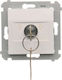Kontakt-Simon Recessed Rotary Switch Key withou...