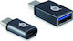 Conceptronic Конвертор USB-C / micro USB мъжки към USB-C / micro USB женски Сив 1бр DONN04G