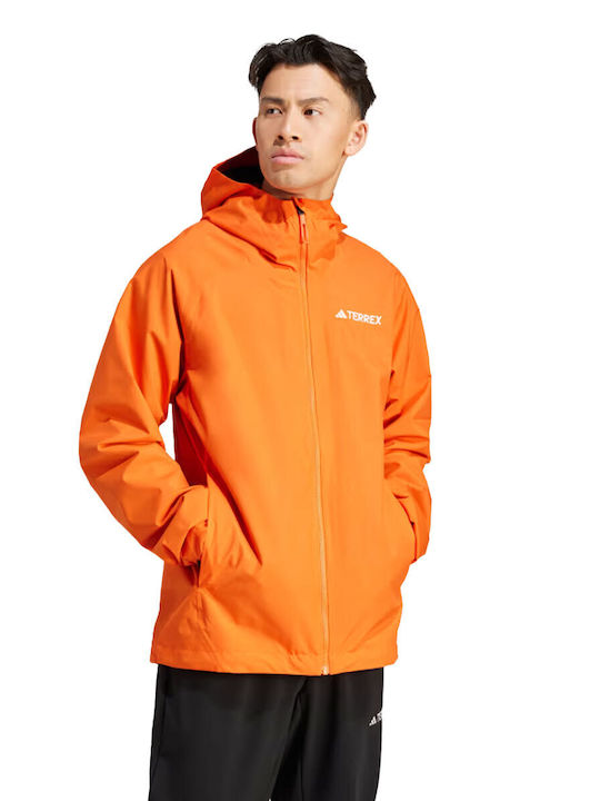 Adidas Terrex Men's Jacket Waterproof Orange