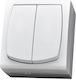 Ospel Waterproof Wall Switch Lighting Two-Way w...