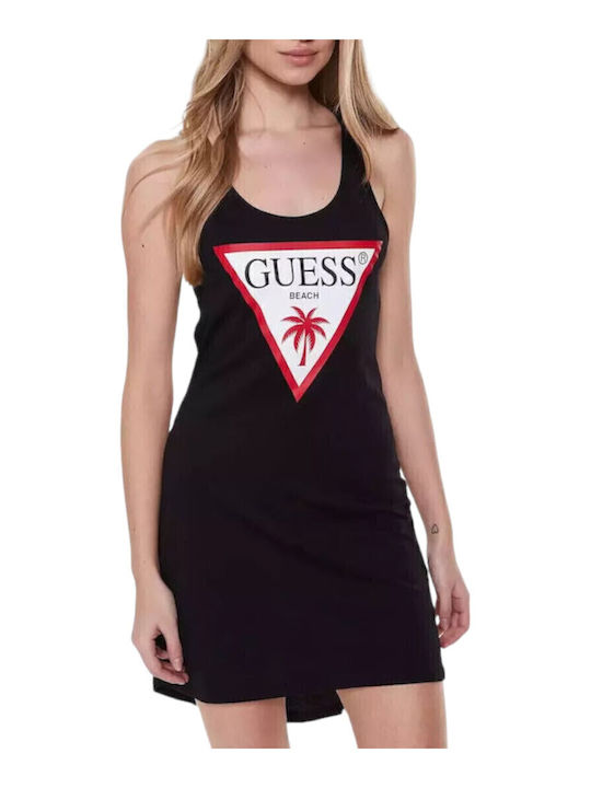 Logo Tank Top Dress T-shirt Women's E3gp03ja914-jblk