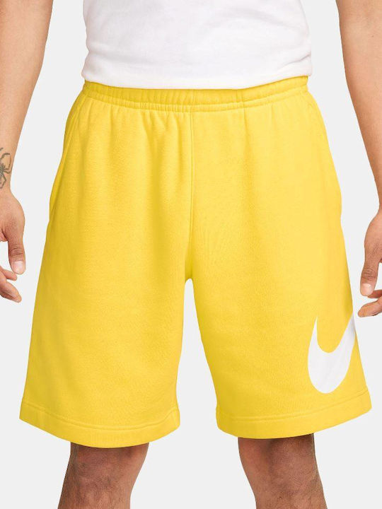 Nike Club Αθλητική Ανδρική Βερμούδα Yellow