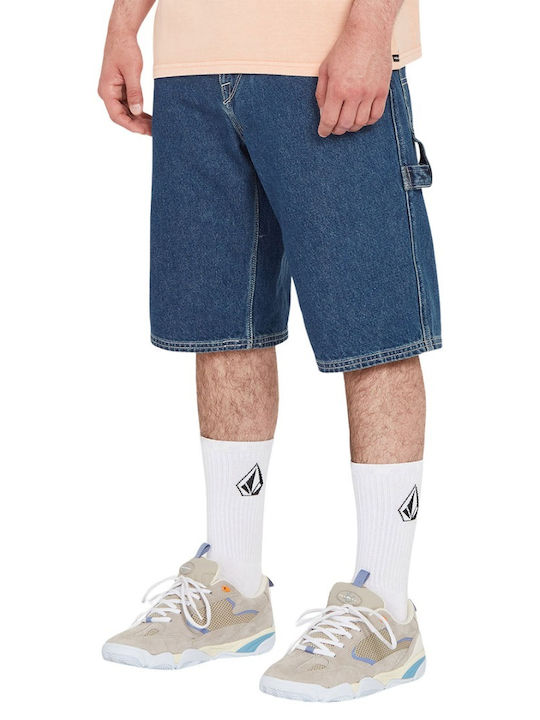 Volcom Pantaloni scurți bărbați Jeans Indigo Ridge Wash