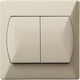 Ospel Akcent Recessed Wall Switch Lighting Two-...