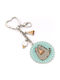 Pusheen Pizza Keyring