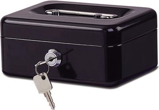 Eagle Fortress Cutie de Bani cu cheie 120-1023 Negru