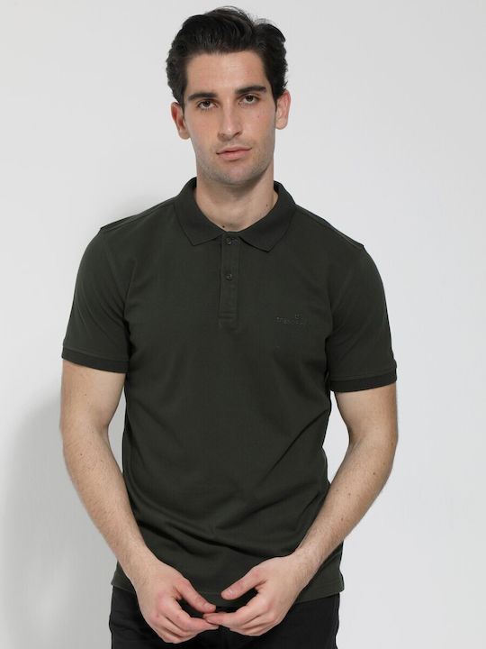 Tresor Men's Short Sleeve Blouse Polo Haki