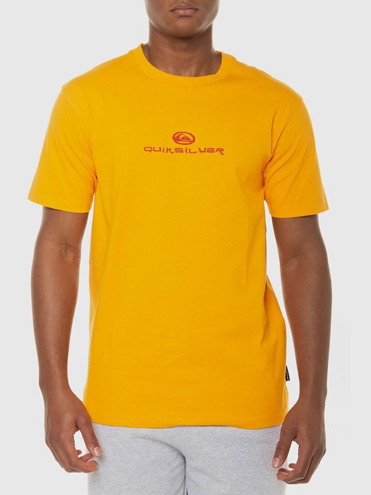 Quiksilver T-shirt Bărbătesc cu Mânecă Scurtă Galben