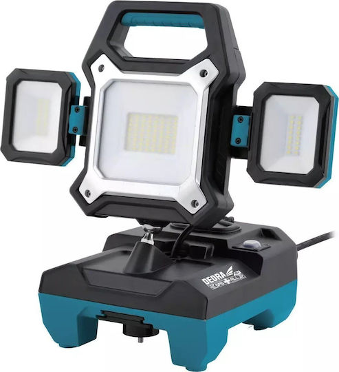 Dedra Rechargeable Jobsite Light LED with Brightness up to 2700lm
