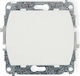 Karlik Recessed Wall Switch Lighting One-Way without Frame White