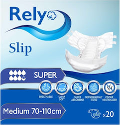 Rely Slip Super Πάνες Medium 20τμχ