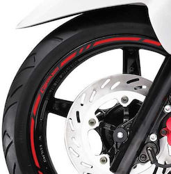 Moto Discovery Adhesive Rim Tape Red