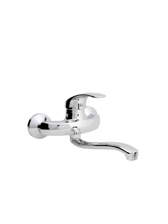 Hydroland Kitchen Faucet Wall Silver