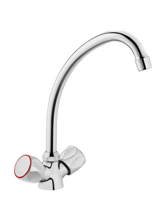 Deante Kitchen Faucet Counter Gray