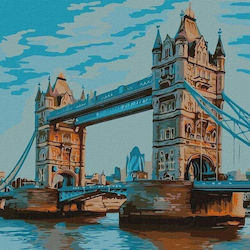 Painting By Numbers Tower Bridge 50x50cm