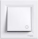 Schneider Electric Recessed Wall Switch Lighting with Frame White