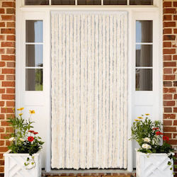 vidaXL Türvorhang Beige 100x200cm 377343