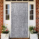 vidaXL Fabric Door Curtain Brown 100x230cm 377374