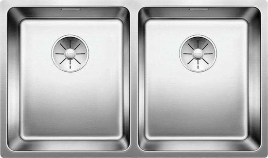 Blanco Ένθετος Νεροχύτης Inox Μ75.4xΠ44cm Γκρι