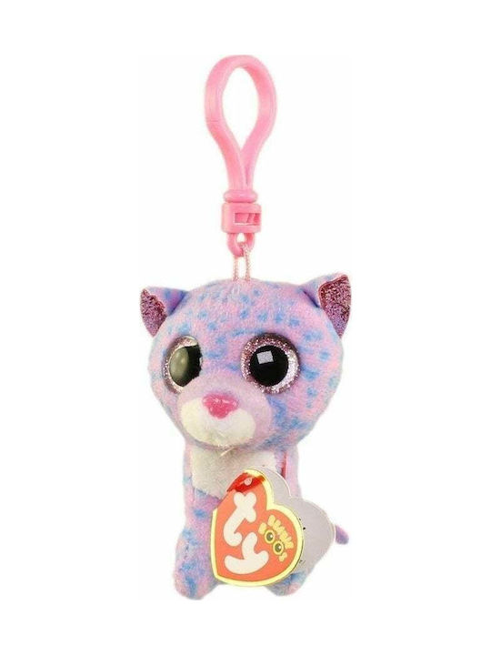 Tu Inc Ty Beanie Boos Cassidy Lavender Cat 8.5cm Clip 35244