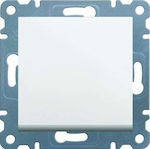 Hager Waterproof Wall Switch White