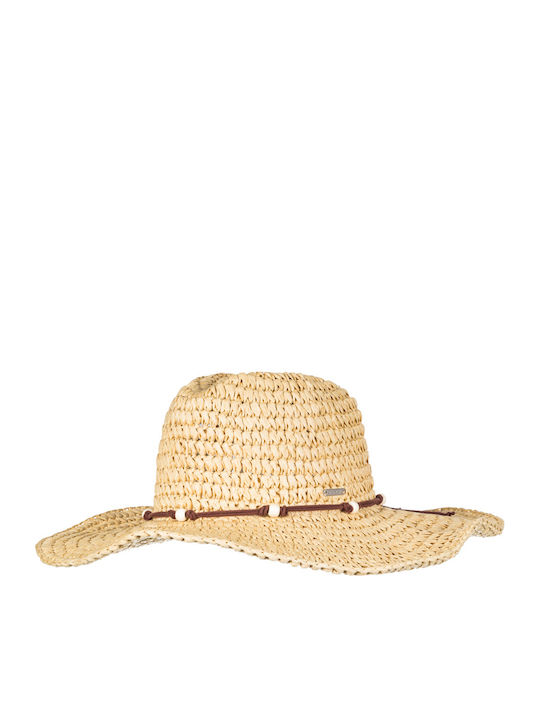 Roxy Wicker Women's Hat Cherish Summer Beige