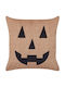 Beliani Sofa-Kissen aus Samt Beige 45x45 cm