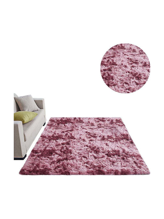 Strado Carpets Teppich Rechteckig Zottelig Rot