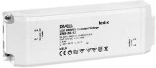 Zamel LED Захранване IP20 Мощност 50W с Изходно Напрежение 12V