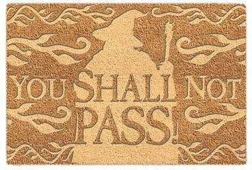 Pyramid International Entrance Mat Lord Rings Doormat 60x40cm