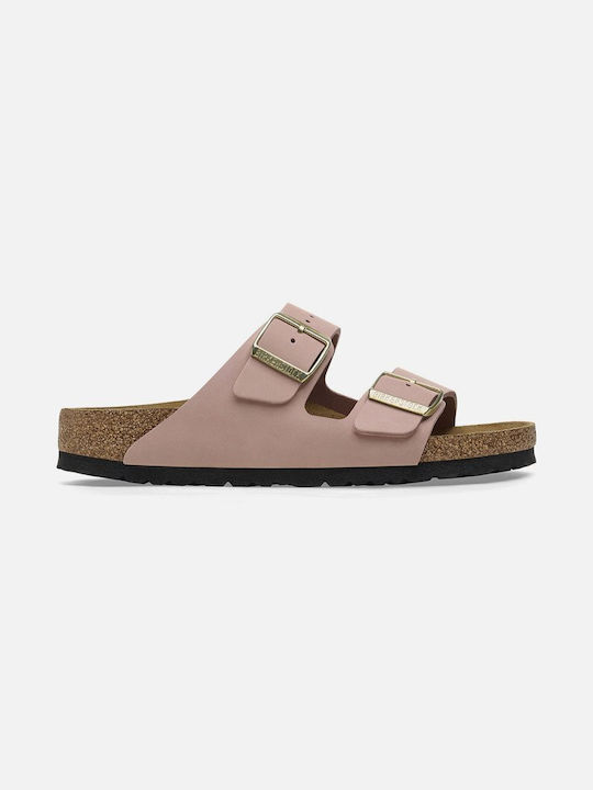 Birkenstock Bs Classic Arizona Γυναικεία Σανδάλια σε Ροζ Χρώμα Narrow Fit