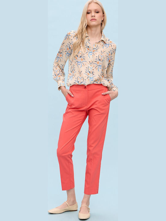 Παντελονι Cotton Κοραλι Classic Γραμμη 27029 Passager