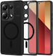 Tech-Protect Back Cover Silicone / Plastic Black (Redmi Note 13 Pro 4G)