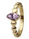 Skagen Ring made of Steel Gold Plated