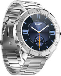 BlitzWolf BW-AT3 Smartwatch με Παλμογράφο (Ασημί)