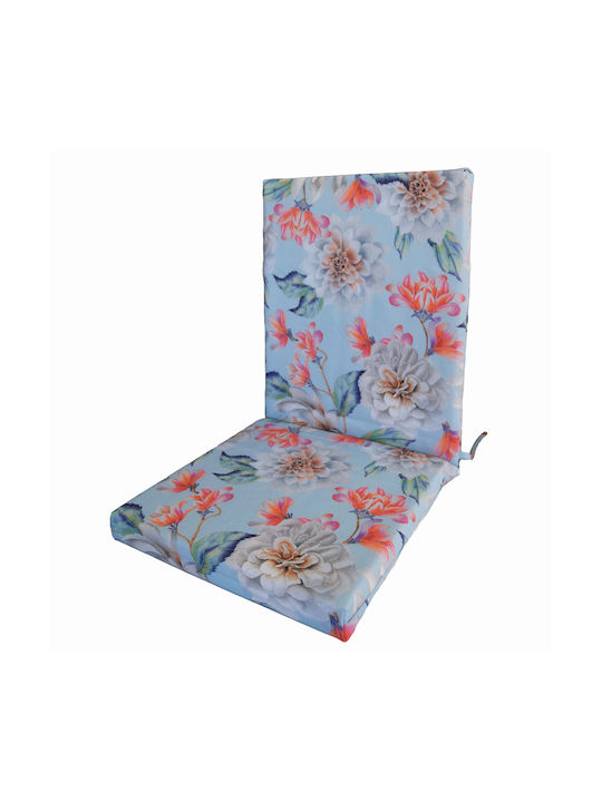 Decocraft Garden Chair Cushion with Backrest Blue 45x105cm