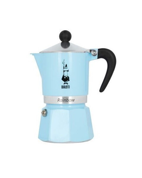 Bialetti Rainbow 3tz 0006541 Μπρίκι Espresso 6cups Μπλε