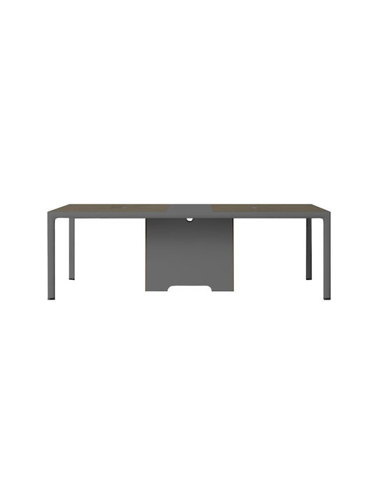 Meeting Table Denith Anthracite-Wheel 240x120x75cm