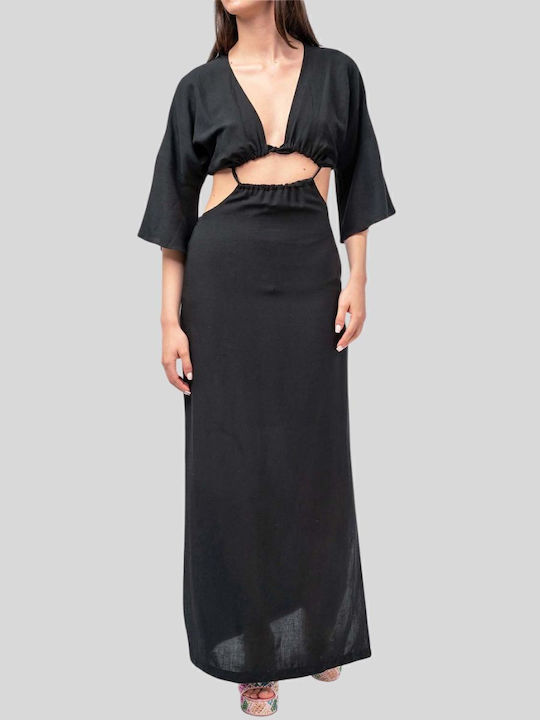 Moutaki Evening Dress Black Moutaki Evening Dress Black