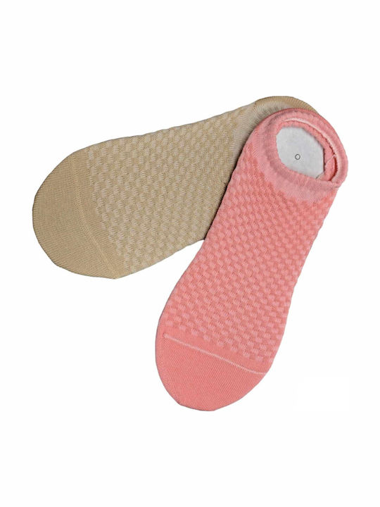 2er-Pack Mewe Rosa Beige Damen Kurzsocken Code ...