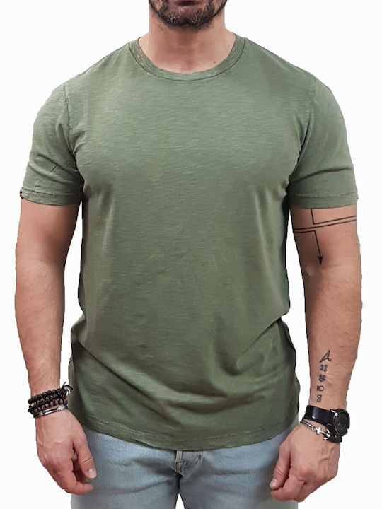 Superdry T-shirt Bărbătesc cu Mânecă Scurtă Sea Spray Green