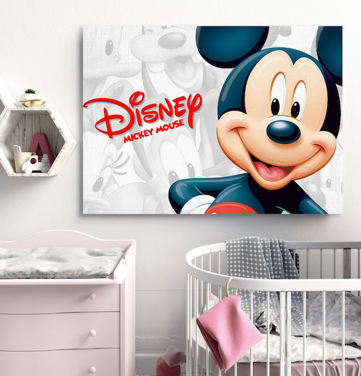 Kids Canvas Wall Painting Mickey 80x120cm