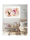 Kids Canvas Wall Painting Mickey & Minnie 30x40cm
